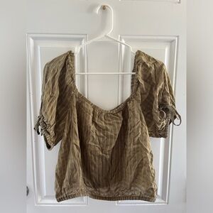 Express Blouse Army Green Large